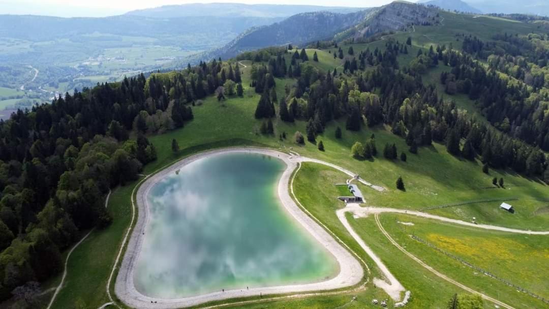 Place Royale Pour 10 A 12 Personnes A 30 Met Des Pistes De Ski Et Vtt Metabief Exterior photo